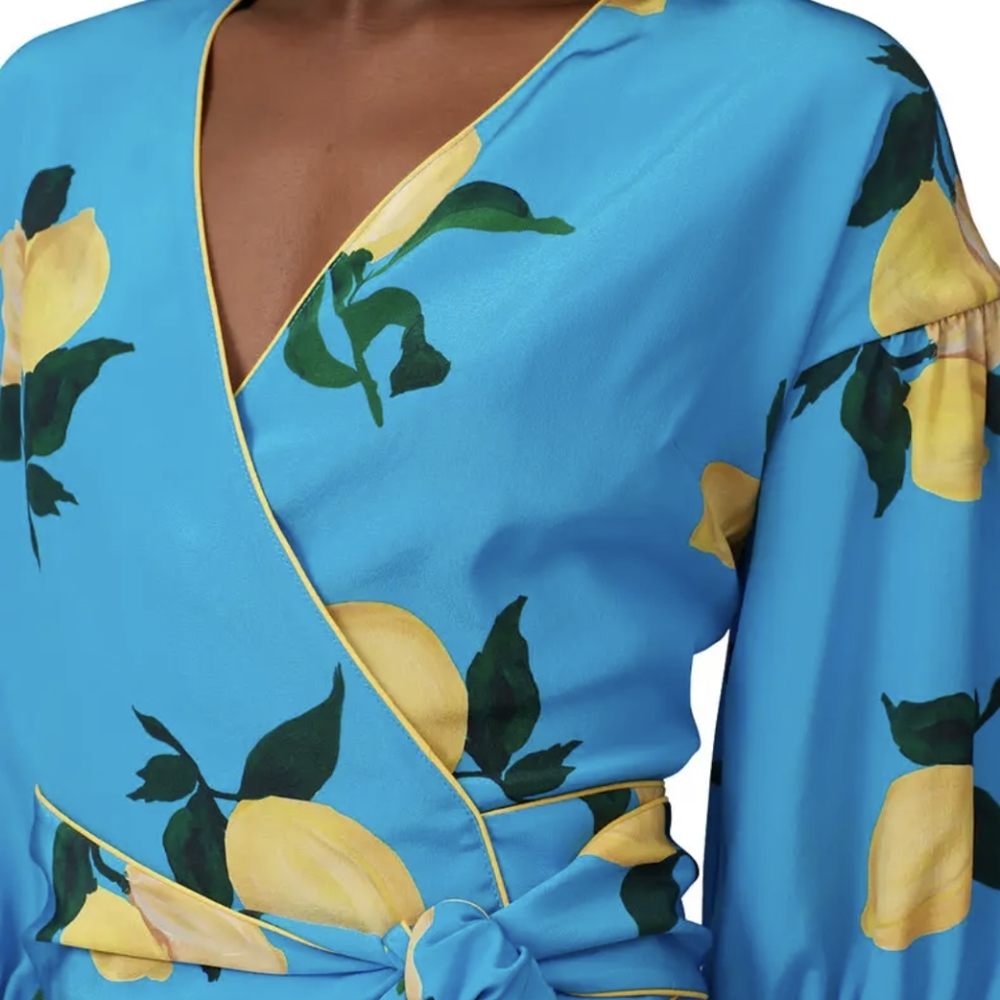 Chinti & parker lemon dress